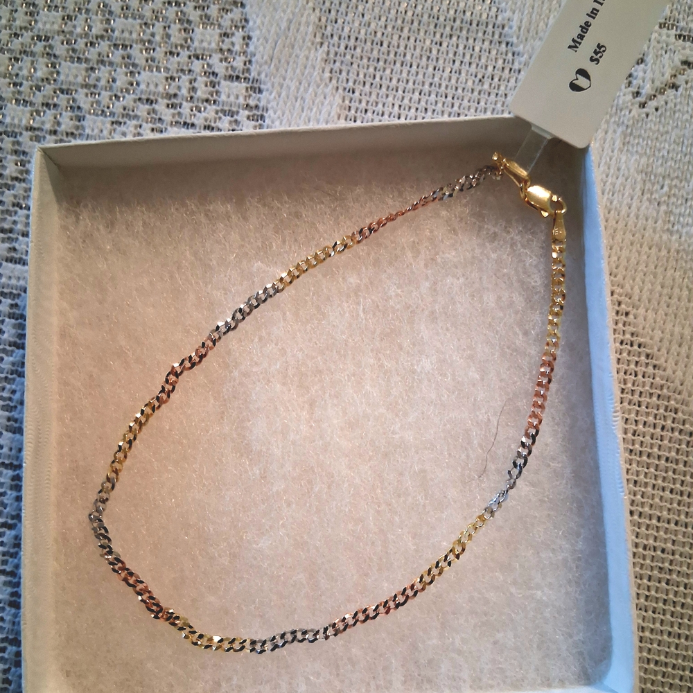 Tricolored Anklet